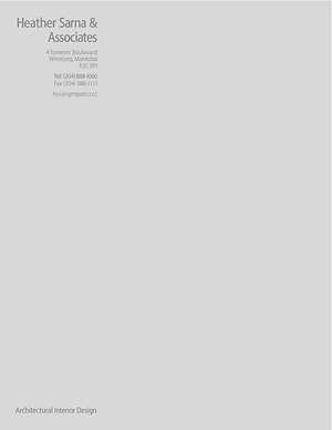 Sarna & Associates Letterhead